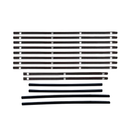 <transcy>Door Window Run Channel and Beltline Weatherstrip Seal Kit Opel Rekord C Commodore 4 Doors 1968 to 1984</transcy>