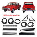 Kit Borracha Porta Parabrisa Mala Canaleta Pestana Corcel 1