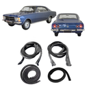 <transcy>Door Trunk and Hood Weatherstrip Rubber Seal Kit Opel Commodore 2 Doors 1978 and 1979</transcy>