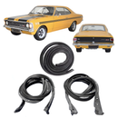 <transcy>Door and Trunk Weatherstrip Rubber Seal Kit Opel Rekord C Commodore 2 Doors 1968 to 1977</transcy>