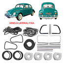 Kit Borracha Porta Mala Canaleta Parabrisa Galão Fusca 59/66