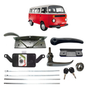 Kit Fechadura Vareta Maçaneta Porta Meio Lateral Kombi 75a97