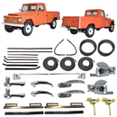 <transcy>Restoration Kit Door Handle Latch Lock Window Regulator Weatherstrip Rubber Seal Ford F75 Willys Jeep</transcy>
