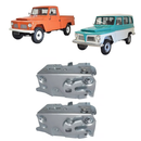 <transcy>Door Latch Lock Pair Ford F75 Rural Jeep Willys Truck Wagon</transcy>