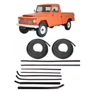 <transcy>Door and Window Run Channel Beltline Weatherstrip Kit Ford F75 Rural Willys Jeep Station Wagon</transcy>