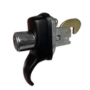 Kit Maçaneta Porta Cilindro Motor Chave Fusca 77 A 96 Preto