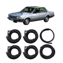 Kit Borracha Porta Capô Mala Del Rey 4 Portas