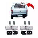 Par Dobradiça Tampa Motor Baú Furgão Puma Buggy Moto Cromada