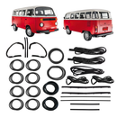 <transcy>Complete Restoration Weatherstrip Rubber Seal Kit VW T2 Kombi</transcy>