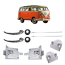 Kit Maçaneta Vareta Fechadura Batente Porta Kombi Corujinha