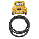 <transcy>Rear Window Weatherstrip Rubber Seal Without Fitting For Locking Chrome Strip VW Beetle 1967 to 1996</transcy>