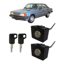 Par Cilindro Botão Porta Chave Caravan Opala 1985 A 1992
