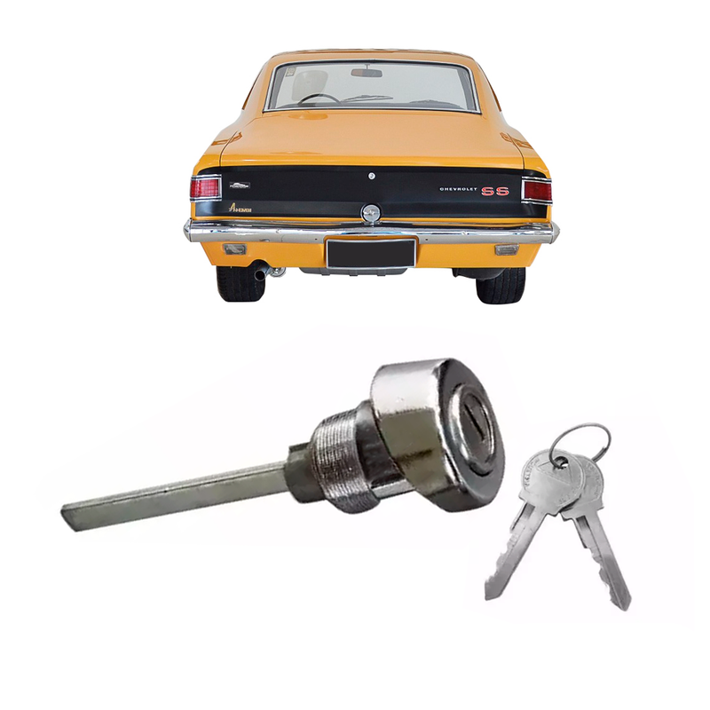 <transcy>Trunk Lock Cylinder with Keys Opel Rekord C Commodore 1968 to 1984</transcy>