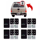 4 Dobradiça Dupla Externa Tampa Motor Capota Fibra Marítm