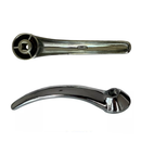 Kit Fechadura Maçaneta Cromada Porta Lateral Kombi Clipper