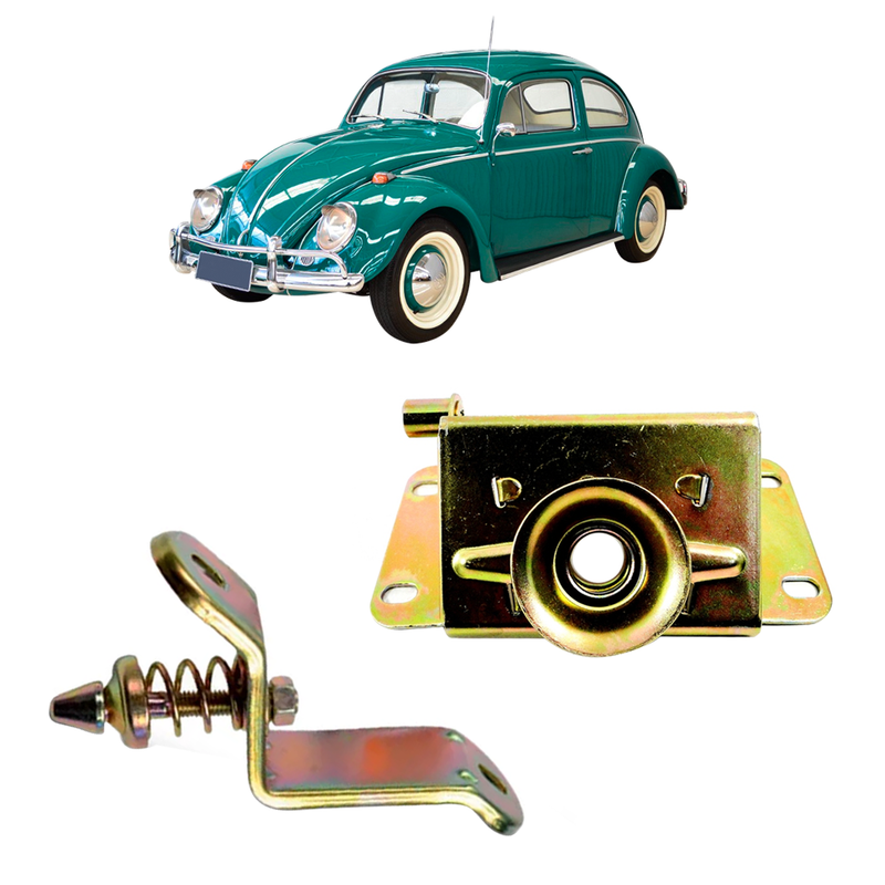 <transcy>Upper and Lower Hood Latch Lock Kit VW Beetle 1959 to 1970</transcy>