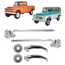 <transcy>Inner Door Handle and Inner Latch Lock Ford F75 Rural Jeep Willys</transcy>