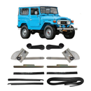 <transcy>Manual Window Regulator Crank Handle Sash Run Channel and Beltline Weatherstrip Seal Kit Toyota Land Cruiser 40 Series FJ40 FJ45 BJ40</transcy>