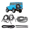 Kit Borracha Porta Mala Canaleta Pestana Toyota Bandeirante