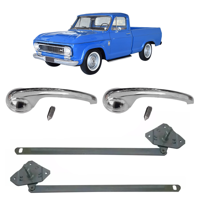 <transcy>Interior Door Handle and Inner Latch Lock Kit A10 C10 D10 GM Series</transcy>