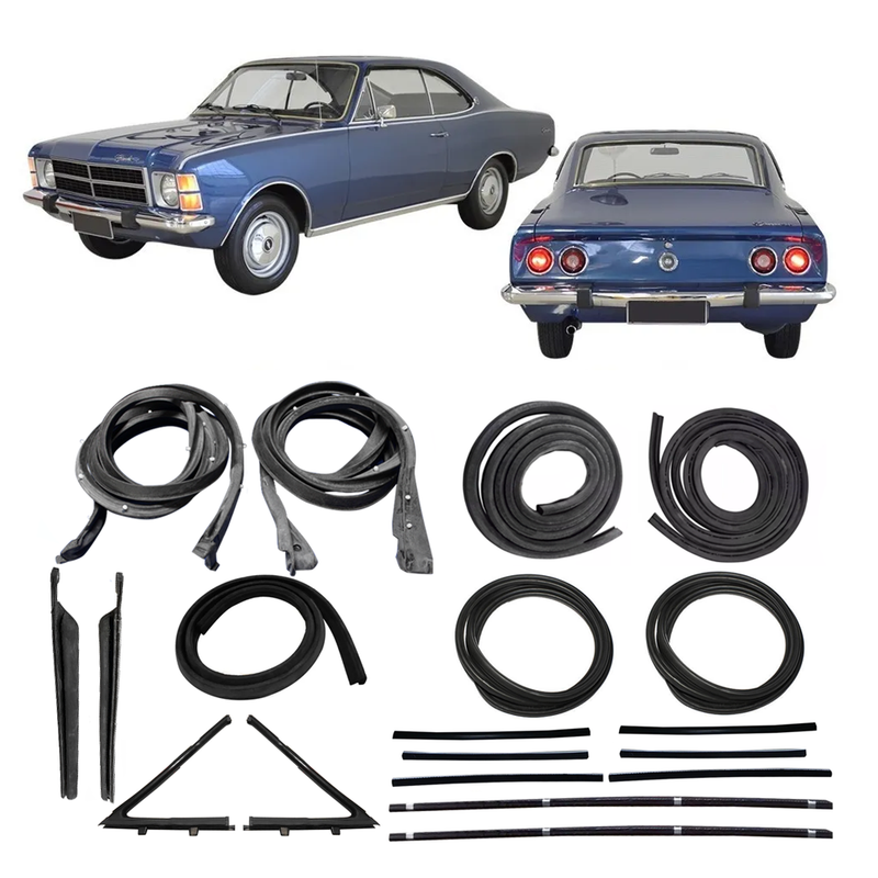 <transcy>Complete Restoration Weatherstrip Door and Window Rubber Seal Kit Opel Commodore 1978 and 1979</transcy>