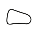 <transcy>Rear Side Fixed Window Rubber Seal VW Beetle</transcy>