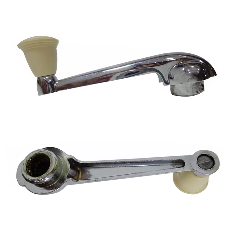 <transcy>Window Crank Handle With Frame Kit Ivory VW Beetle 1959 to 1970 Karmann Ghia</transcy>