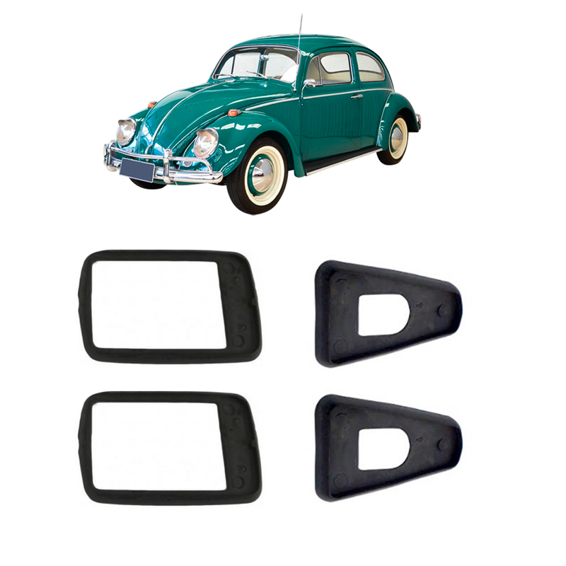 <transcy>Exterior Door Handle Frame Kit VW Beetle from 1959 to 1977</transcy>