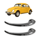 <transcy>Interior Door Handle Pair Chrome VW Beetle VW Bus T1 Karmann Ghia</transcy>
