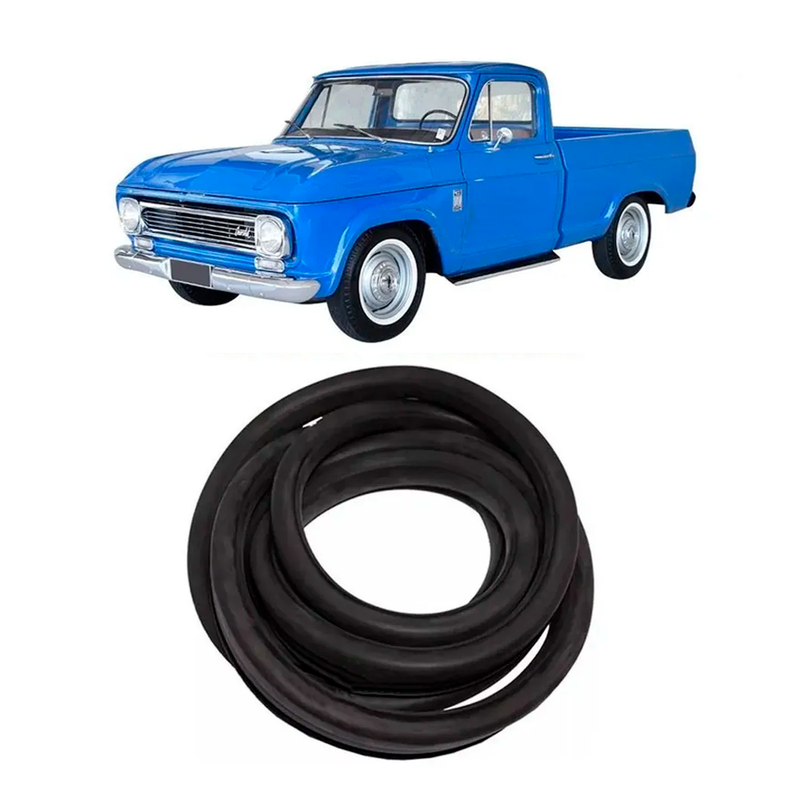 <transcy>Windshield Weatherstrip Rubber Seal Without Fitting for Locking Chrome Strip A10 C10 D10 GM Series</transcy>