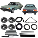 <transcy>Complete Restoration Door and Window Weatherstrip Rubber Seal Kit 4 Door Opel Commodore 1985 to 1990</transcy>