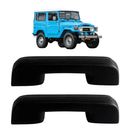 Par Apoia Braço Puxador Da Porta Preto Toyota Bandeirante