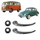 <transcy>Interior Door Handle with Black Frame Pair VW Beetle 1959 to 1977 Karmann Ghia T1 Split Screen Bus</transcy>