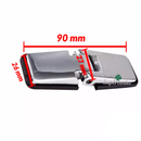 4 Dobradiça Tampa Motor Baú Furgão Van Moto Puma Buggy Gurge