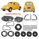 <transcy>Complete Weatherstrip Rubber Seal Restoration Kit Doors Window Hood Trunk VW Beetle 1978 to 1996</transcy>