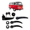 Kit Maçaneta Porta Dianteira Lateral Kombi Clipper Preta