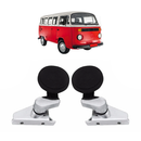 Par Trinco Do Quebra Vento Cromado Kombi 1975 Até 2013