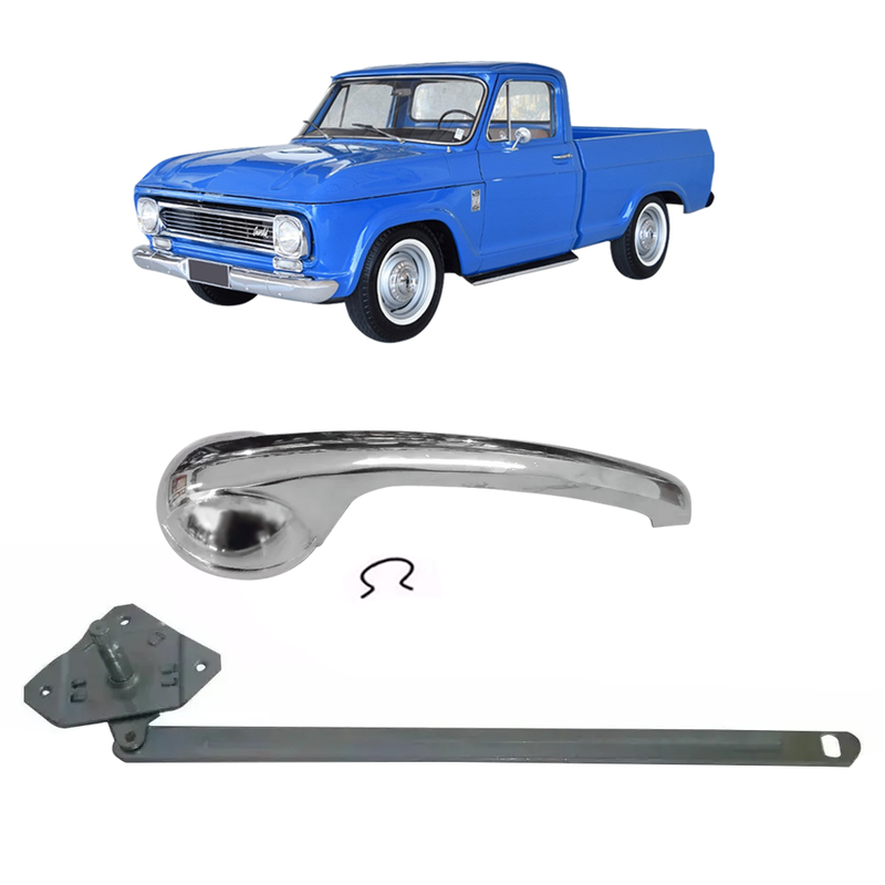 <transcy>Interior Door Latch Lock Handle GM Chevrolet C Series A10 C10 D10 Veraneio</transcy>