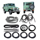 <transcy>Restoration Kit Door Trunk Rubber Seal Windshield Rear Window Run Channel Beltline Weatherstrip Toyota Land Cruiser 40 Series FJ40 FJ45 BJ40</transcy>