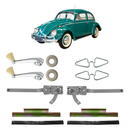 <transcy>Manual Window Regulator With Sash and Crank Handle Kit VW Beetle 1959 to 1970</transcy>