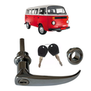 Maçaneta Ext Porta Meio Lateral Chave Kombi Clipper Cromada