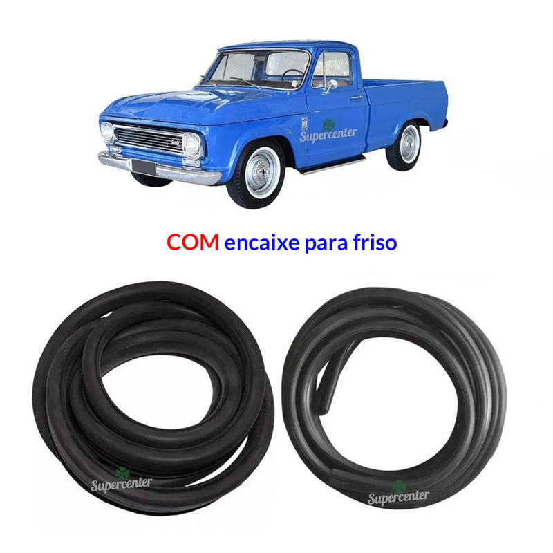 <transcy>Windshield and Rear Window Weatherstrip Rubber Seal Kit A10 C10 D10 GM Series </transcy>