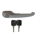 Par Maçaneta Porta Dianteira Kombi Worker Delivery Cromada