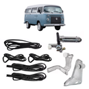 Kit Guia Borracha Porta Diant Correr Tras Motor Kombi Carat