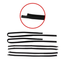 Kit Borracha Porta Capô Mala Canaleta Vidro Del Rey 4 Portas