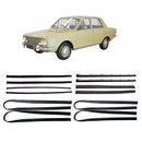 Kit Canaleta Pestana Interna Externa Vidro Corcel 1 4 Portas