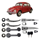 Kit Maçaneta Ext Int Porta Chave Manivela Fusca 71 A 76