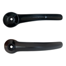 Maçaneta Interna Porta Meio Lateral Kombi 57/96 Metal Preta