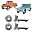 Kit Manivela Vidro + Roseta Ford Rural F-75 F75 Aero Willys