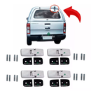 4 Dobradiça Tampa Motor Baú Furgão Van Moto Puma Buggy Gurge